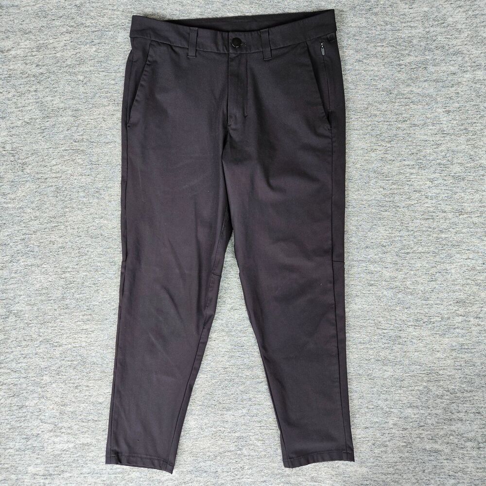 Lululemon Pants Mens 31 ABC Classic Fit Warpstreme Performance Stretch Black